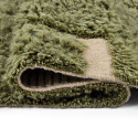 Hoogpolig Vloerkleed \'Kiberg handgeweven wol\' - Groen