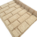 Hoogpolig Vloerkleed \'Leknes Handgeweven Wol\' - Beige