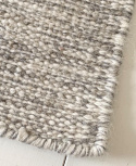 Wollen kleed \'Dhurry\' 80x150cm - Grijs