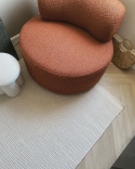 Wollen kleed \'Coastal\' 80x300cm - Crème