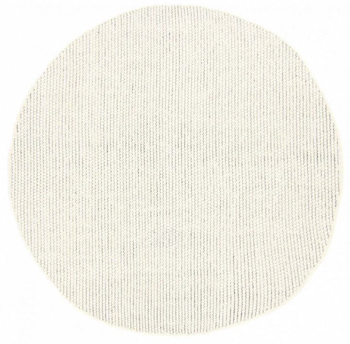 Ronde mat \'Coastal\' 120cm - Greige in de groep Inrichting / Vloerkleden / Wollen tapijten bij Reforma (V10165342)