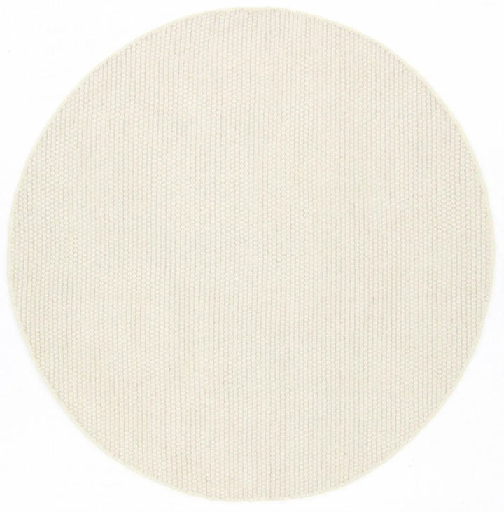 Ronde mat \'Coastal\' 300cm - Cream in de groep Inrichting / Vloerkleden / Wollen tapijten bij Reforma (V10165377)