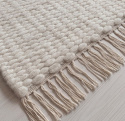 Wollen mat \'Cartmel\' 240x340cm - Offwhite