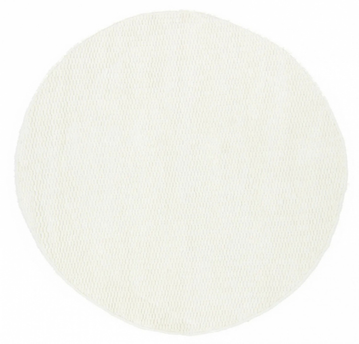 Ronde mat \'Cartmel\' 200cm - Offwhite in de groep Inrichting / Vloerkleden / Wollen tapijten bij Reforma (V10165450)