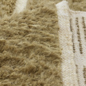 Hoogpolig Vloerkleed \'Leknes Handgeweven Wol\' - Groen
