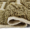 Hoogpolig Vloerkleed \'Leknes Handgeweven Wol\' - Groen