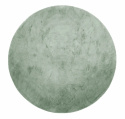 Ronde tapijt \'Aranga Super Soft Fur\' 160cm - Groen