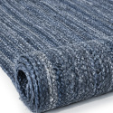 Jute vloerkleed \'Amasia\' - Blauw