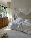Vloerkleed \'Aranga Super Soft\' 200x200cm - Wit