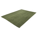 Jute vloerkleed \'Amasia\' - Donkergroen