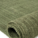 Jute vloerkleed \'Amasia\' - Donkergroen