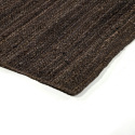 Jute vloerkleed \'Amasia\' - Donkerbruin