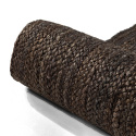 Jute vloerkleed \'Amasia\' - Donkerbruin