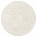 Ronde tapijt \'Amora\' 120cm - Wit