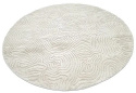 Ronde tapijt \'Amora\' 160cm - Wit