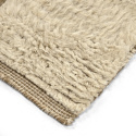 Hoogpolig Vloerkleed \'Kiberg Handgeweven Wol\' - Wit