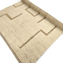 Hoogpolig Vloerkleed \'Kiberg Handgeweven Wol\' - Wit