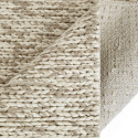 Wollen vloerkleed \'Talvia Braided Wool\' - Natuurlijk