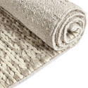 Wollen vloerkleed \'Talvia Braided Wool\' - Natuurlijk