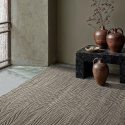 Wollen vloerkleed \'Larkana\' - Beige/zwart
