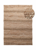 Wollen vloerkleed \'Almaty\' - Lichtbruin