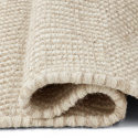 Wollen vloerkleed \'Larkana\' - Beige/wit