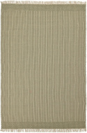 Wollen vloerkleed \'Arbil\' - Groen/wit