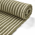 Wollen vloerkleed \'Arbil\' - Groen/wit