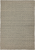 Wollen vloerkleed \'Monastir\' - Zwart/wit