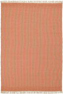 Wollen vloerkleed \'Arbil\' - Terracotta/wit