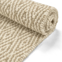 Wollen vloerkleed \'Monastir\' - Beige/wit