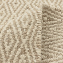 Wollen vloerkleed \'Monastir\' - Beige/wit