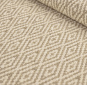 Wollen vloerkleed \'Monastir\' - Beige/wit