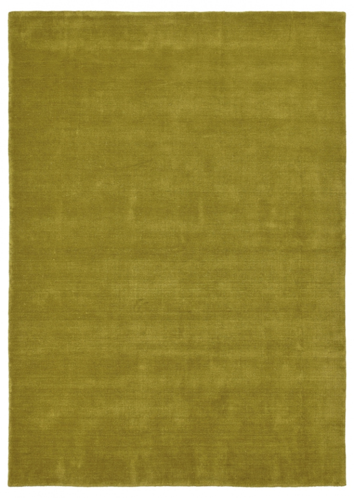 Wollen vloerkleed \'Rozen Handloom Wool Premium\' - Groen in de groep Inrichting / Vloerkleden / Wollen tapijten bij Reforma (V102015301)