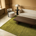 Wollen vloerkleed \'Rozen Handloom Wool Premium\' - Groen