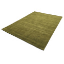 Wollen vloerkleed \'Rozen Handloom Wool Premium\' - Groen
