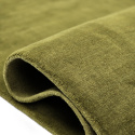 Wollen vloerkleed \'Rozen Handloom Wool Premium\' - Groen
