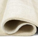 Wollen vloerkleed \'Rozen Handloom Wool Premium\' - Wit