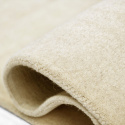 Wollen vloerkleed \'Rozen Handloom Wool Premium\' - Wit