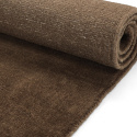 Wollen vloerkleed \'Rozen Handloom Wool Premium\' - Bruin