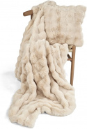 Plaid \'Aranga Bubble Throw\' 130x170cm - Beige