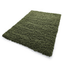 Hoogpolig Vloerkleed \'Fassale Handgeweven Wol\' - Groen
