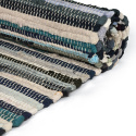 Lappenkleed \'Home\' - Meerkleurig/blauw