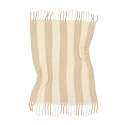 Geruite \'Beatriz Stripe\' 130x170cm - Beige/wit