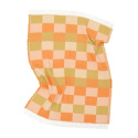 Geruite \'Audrey Check\' 130x170cm - Beige/geel/oranje