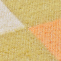 Geruite \'Audrey Check\' 130x170cm - Beige/geel/oranje