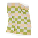 Geruite \'Audrey Check\' 130x170cm - Beige/groen/paars