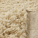 Hoogpolig Vloerkleed \'Melilla Handgeweven Wol\' - Natuurlijk