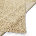Hoogpolig Vloerkleed \'Melilla Handgeweven Wol\' - Natuurlijk