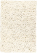 Hoogpolig Vloerkleed \'Fassale Handwoven Wool\' - Wit